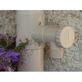 Capt'eau Rain Water Collector for Circular Pipes (Sand)