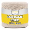 Creative Deco 300 m Beige Macrame Yarn 3 mm |