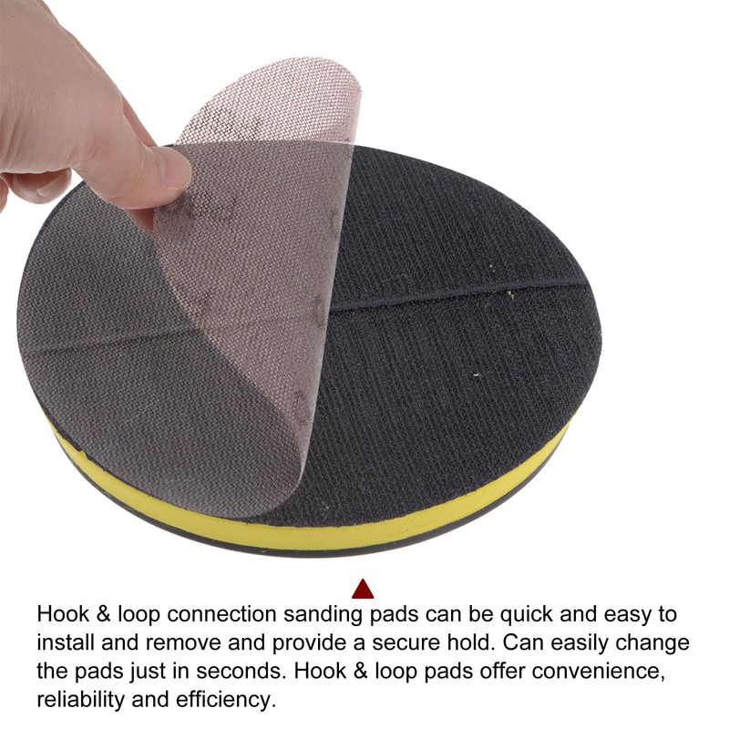 sourcing map 10pcs Mesh Sanding Discs 5 Inch Hook and