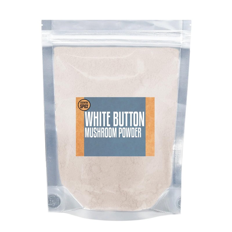 Essential Spice White Button Mushroom Powder – Mild Umami Flavor,