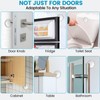 Platibo Door Stoppers,Clear Rubber Door Handle Stopper Wall Protector,Door Stoppers