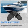 ComTrekium 807166A1 Exhaust flapper for MerCruiser SternDrive V8/V6 Engines, Water