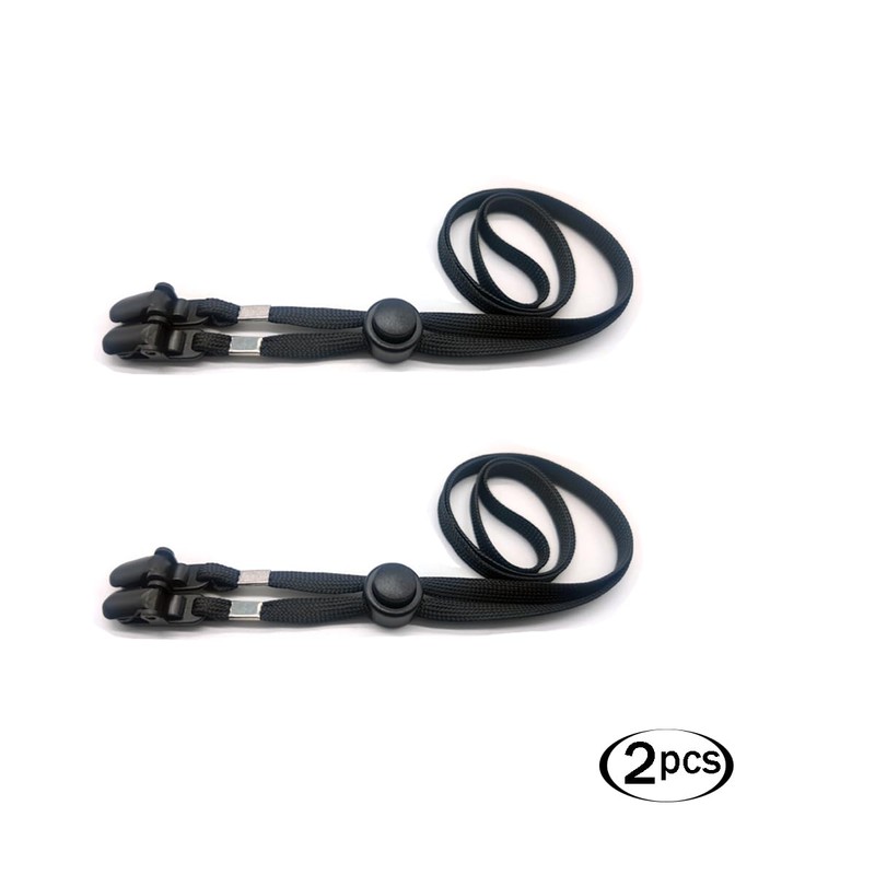 GAQWOK Hat Strap 2PCS, Adjustable with Clips, Very Suitable for