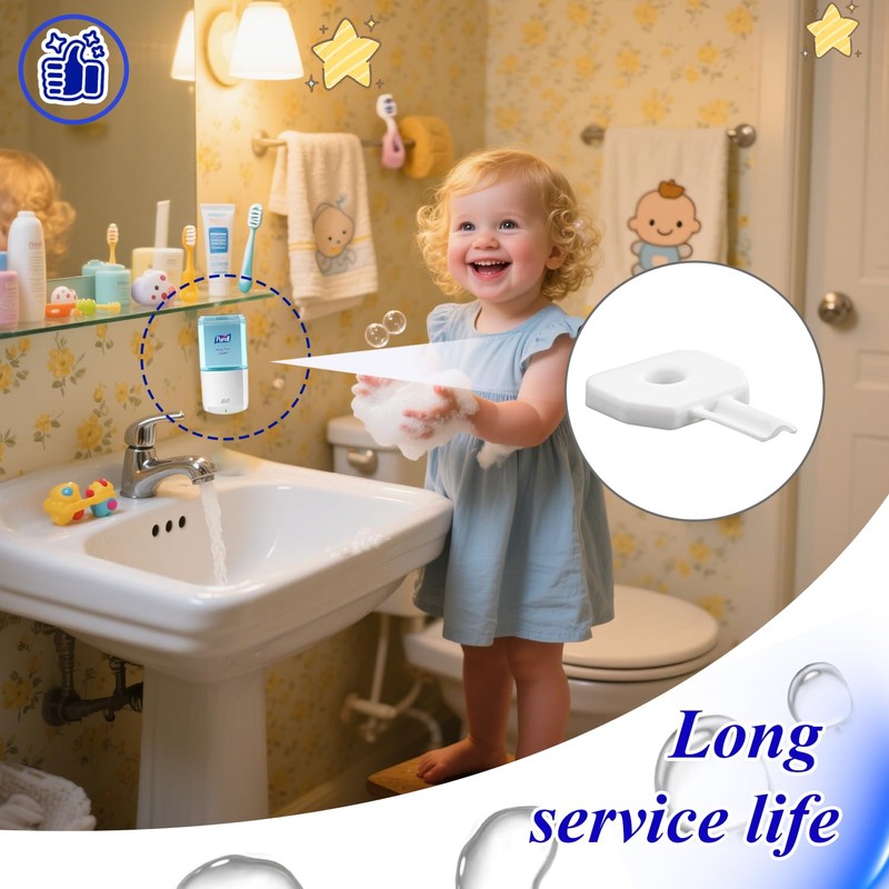 Hand sanitizer Dispenser Key Replacemen for Purell - Compatible with