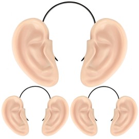 3 Pcs Giant Costume Headband Ears Oversized Ears Jumbo Human Dwarf Gnome Fake Ear Funny Men's Costume Headwear Accessories for Adults