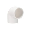 sourcing map PVC Pipe Fitting Pipe Connector 90 Degree Angle