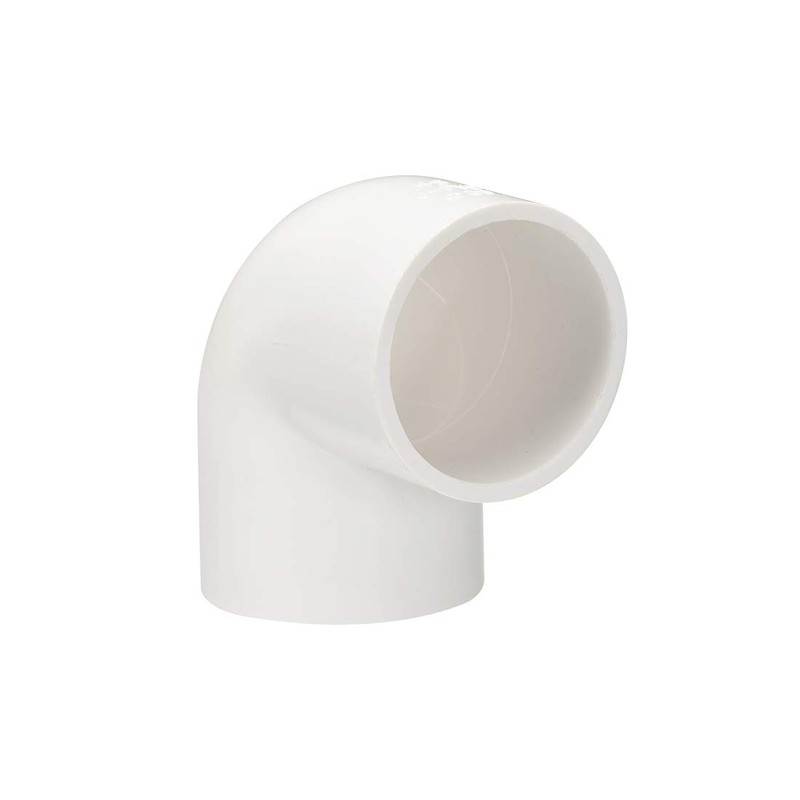sourcing map PVC Pipe Fitting Pipe Connector 90 Degree Angle