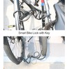 Fingerprint Bike Cable Lock, eLinkSmart 59'' Waterproof Heavy Duty Electric