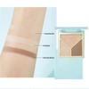 3D Highlighter & Contour Palette - Schimmerndes und mattes Puder