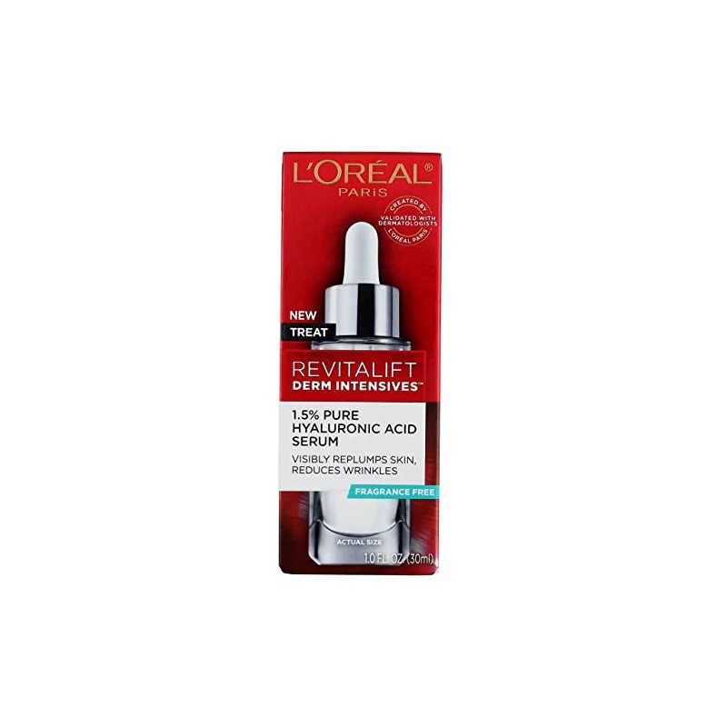 L'Oreal Paris RevitaLift Suero antiarrugas, 1 fl oz (paquete de