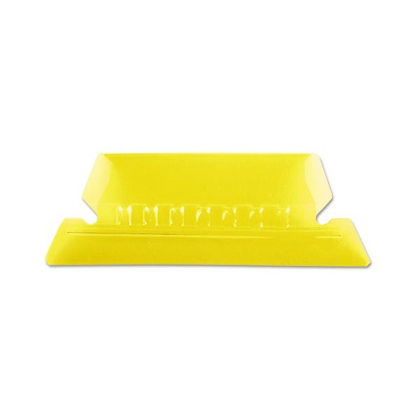 Hanging File Folder Tabs, 1/5 Tab, Two Inch, Yellow Tab/White