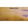 PolySeal Water Based Polyurethane Acrylic Interior Wood Varnish-1 Gallon-Maple Satin
