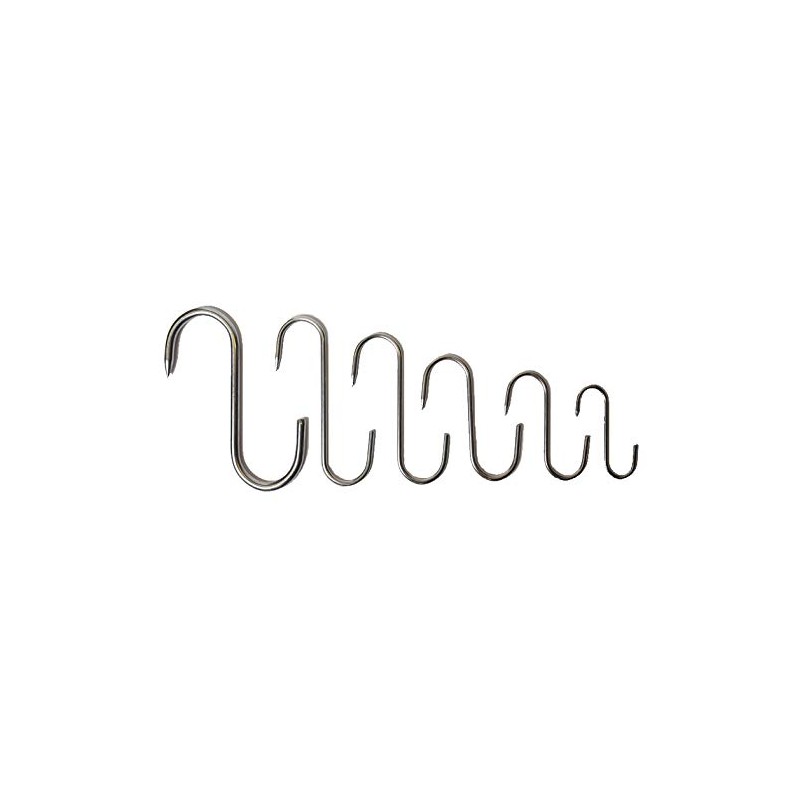 Butcher Hooks, Meat Hooks, Smoking Hooks, Wild Hooks, Stainless Steel