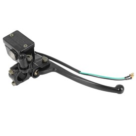 Motoforti Front Black Metal Motorcycle Brake Master Cylinder Pump Lever for Yamaha ZY125