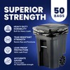 Plasticplace 95-96 Gallon Garbage Can Liners │ 1.5 Mil │