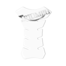 4R Quattroerre.it 18048 Tank Pad 3D Motorcycle Tank Protector Triumph Transparent 13 x 19 cm