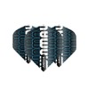 WINMAU Mega Standard Logo Black & Blue Dart Flights -