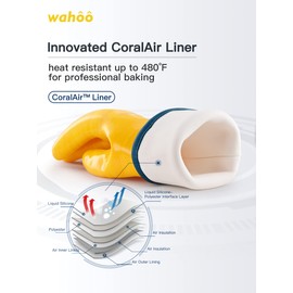 LANON Protection Wahoo Liquid Silicone Smoker Oven Gloves, Food-Contact Grade, Heat Resistant Gloves for Cooking, Grilling, Baking, Yellow, XXL/11