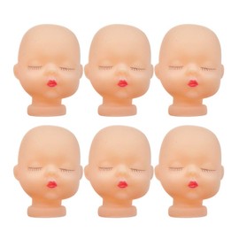 Exceart Pack of 10 Doll Heads Craft DIY Baby Doll for Children Baby Doll Toy Keychain Making Supplies Crafts Size 1, Image 1