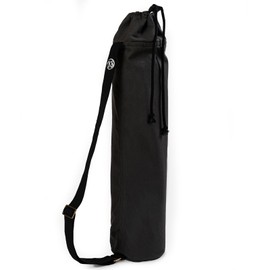 Yoga Studio GOTS Organic Cotton Lotus Yoga Bag with Adjustable, Webbing Shoulder Strap (Grey)