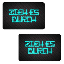 "Let It Snow" or "Pull It Through" or "Finally Weekend" Card in Carbon Lock in Debit Card/ID Format for Your Wallet Sniff Snuff Bullet (Pull It Through, Pack of 2)