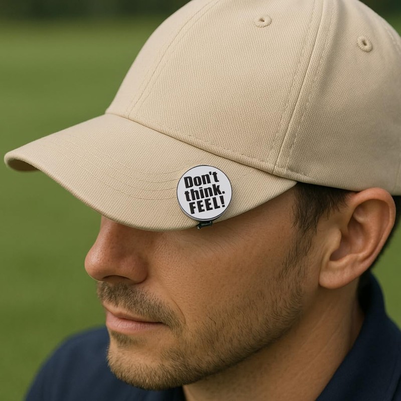 Don Flyee Golf Marker Magnet Don't think. Feel!