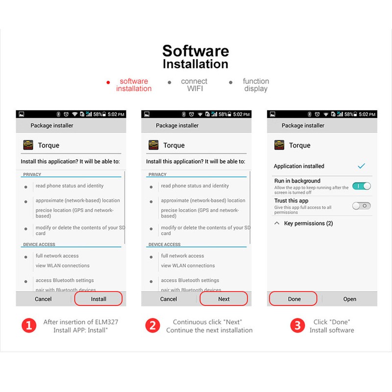 KONNWEI KW903 BT 5.0 Wireless OBD-II Car Auto Diagnostic Scan
