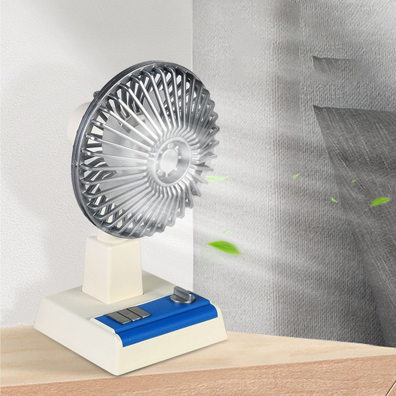USB Desk Fan Retro Efficient Strong Wind Stepless Variable Speed