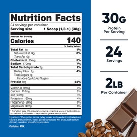 Nutricost Nutricost Whey Protein Isolate (Mocha) 2LBS