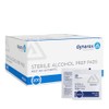 Bandas con alcohol Dynarex 1113, sin látex., 200
