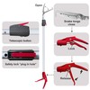 Prunrt 3.7-5 FT Snake Grabber Telescopic with Hooks, Rattle Snake