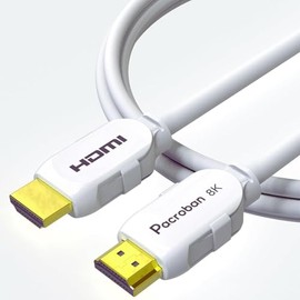 HDMI Cable 6ft 2 Pack White 8K
