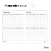Agenda Boza Diaria Planificadora Ejecutiva Organizadora Año 2026 Portada Gris