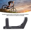 Bike Disc Brake Adapter Aluminium Alloy Black Mounting Bracket Converter