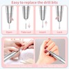 MOCOWIND Portable Nail Drill Professional 35000 RPM, Rechargeable Electric Nail