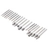 20pcs Woodworking Burr File Set Cemented Carbide Rotary Burrs Files