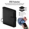 Mayski Small RFID Wallet for Women with Keychain Compact Credit