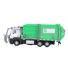 1:32 Garbage Truck Toy with Dumpster 4 Trash Bins Friction