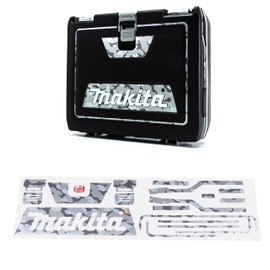 Wrapgrade Case Accent Color Sticker for Makita TD173 (Silver Dot Camo)