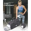 Gym Bag for Women Mens,Small Travel Duffle Bags with Shoe