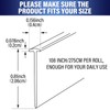 Treela Swing Doors Bathroom Seal 108 Inch Shower Door Strip