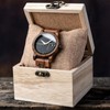 BOBO BIRD Men's Wooden Watch Analog Quartz Day Calendar Display