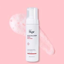 Isorb 3D Collagen Snow Solution 200ml Bubble Collagen Toner Moisture Moisturizing Calming Redness / 아이소브 3D 콜라겐 스노우솔루션200ml 버블 콜라겐토너 수분보습 진정 홍조