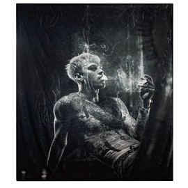 WholesaleForEveryone.com MGK Machine Gun Kelly Plush Throw Blanket 60"x50" Large. Silky soft,  New!