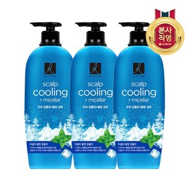 Elastine Scalp Deep Clean Cooling Shampoo 680ml x 3 / 엘라스틴 두피딥클린 쿨링 샴푸 680ml x 3개