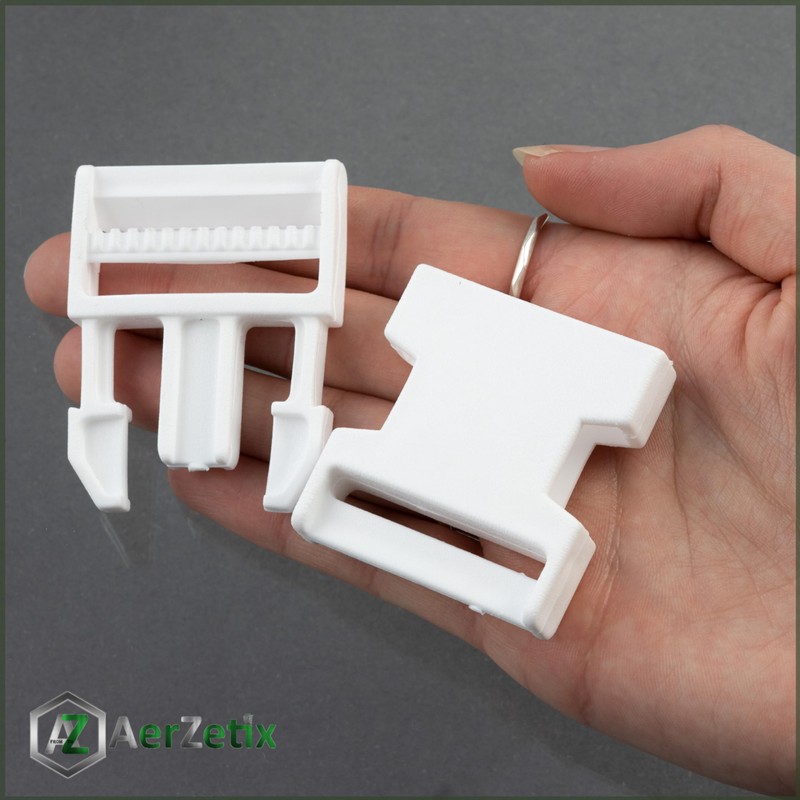 AERZETIX - 6er-Pack Schnallen, Schnellverschluss-Clips für Rucksäcke - 40 mm