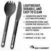 Sea to Summit Alpha Light Aluminum Camping Cutlery Set, Knife,