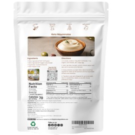 Organic MCT Oil Powder with Prebiotic Fiber,1 Pound(16 Ounce), Fast Fuel for Body and Brain, C8 MCT Oil for Coffee Creamer, No GMOs, Keto Diet, Vegan