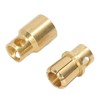 30 Sets Connector Plug 8.0 Gold Plated Brass High Accuracy