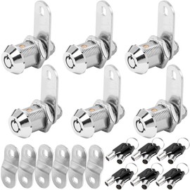 Sissinda RV Storage Locks - Keyed Alike, 7/8' Fits 9/16' Max Door Thickness, Camper Trailer Cabinet Locks (6 Pack)